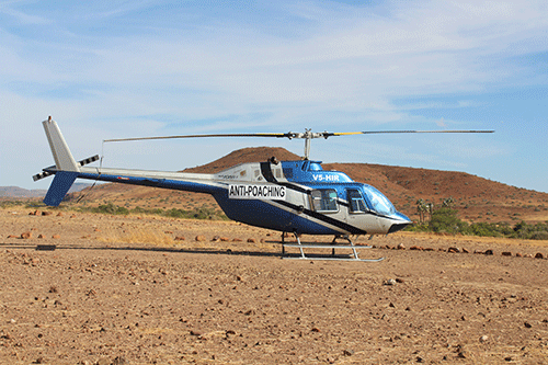 Helicopter used to register remote Kunene voters